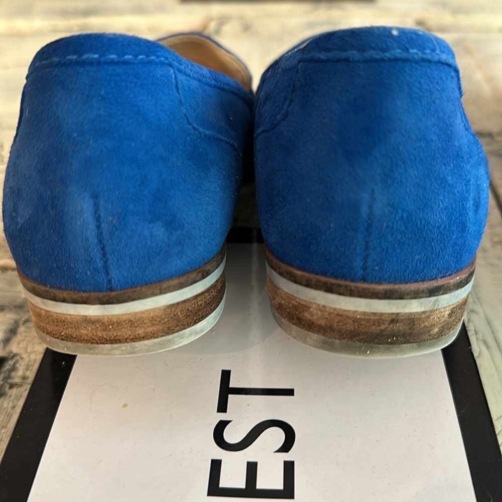 Nine West blue suede loafer 7.5 - Picture 5 of 6